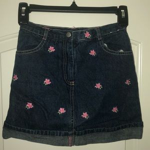 Denim flower skirt